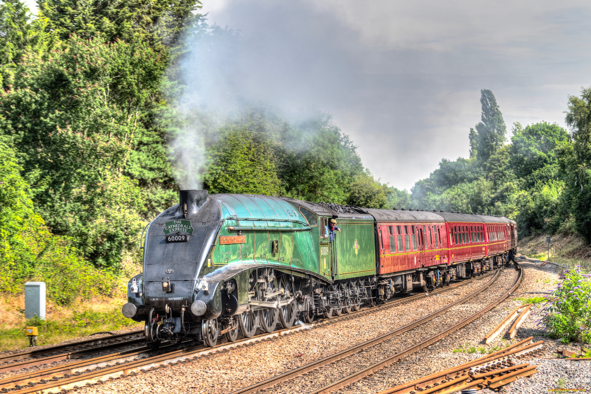 техника, паровозы, состав, локомотив