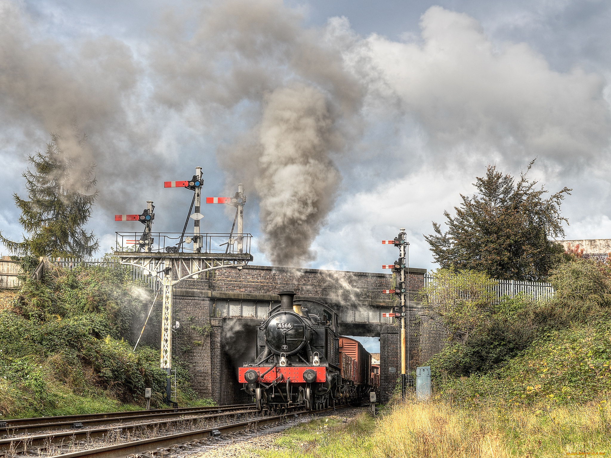 техника, паровозы, состав, локомотив
