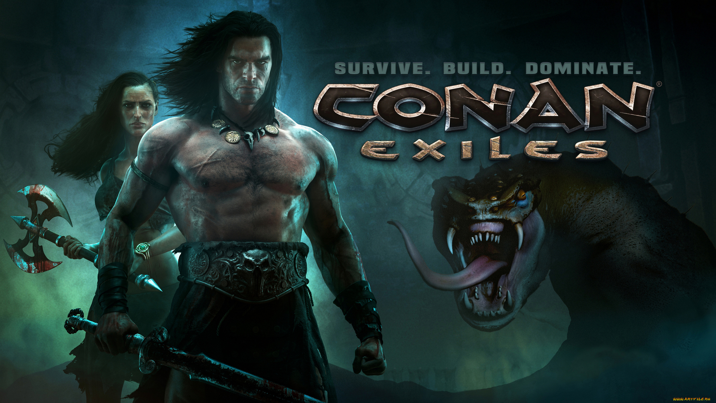 видео, игры, conan, exiles, action, шутер, conan, exiles