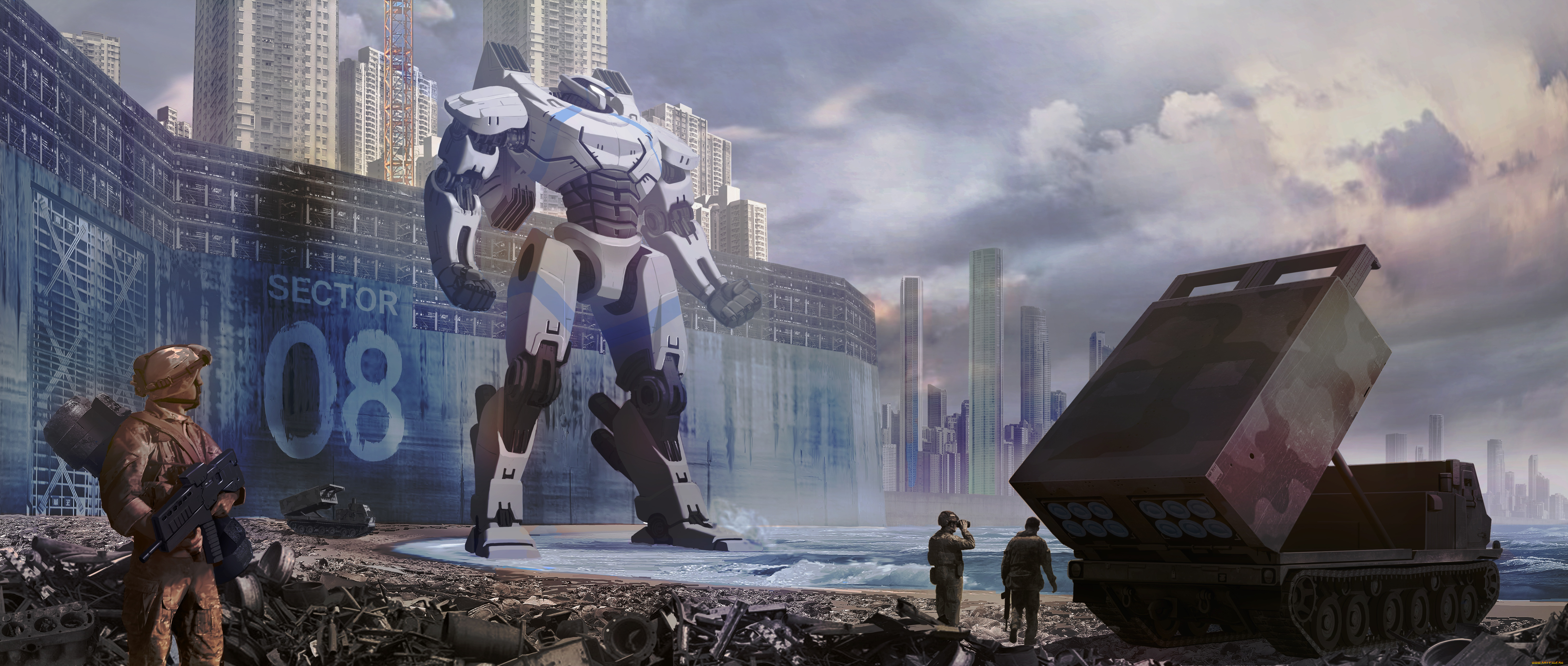 фэнтези, роботы, , киборги, , механизмы, pacific, rim