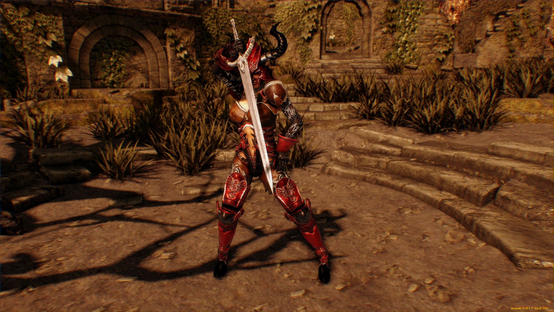 3д, графика, фантазия, , fantasy, девушка, взгляд, фон