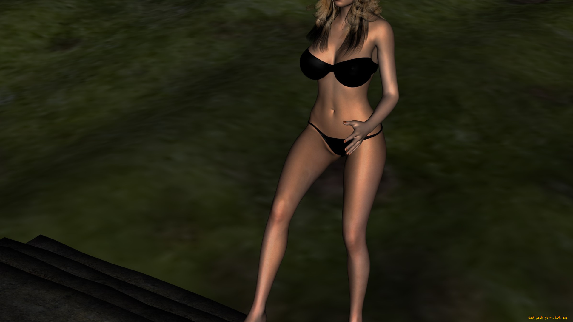 3д, графика, люди, , people, девушка, взгляд, фон