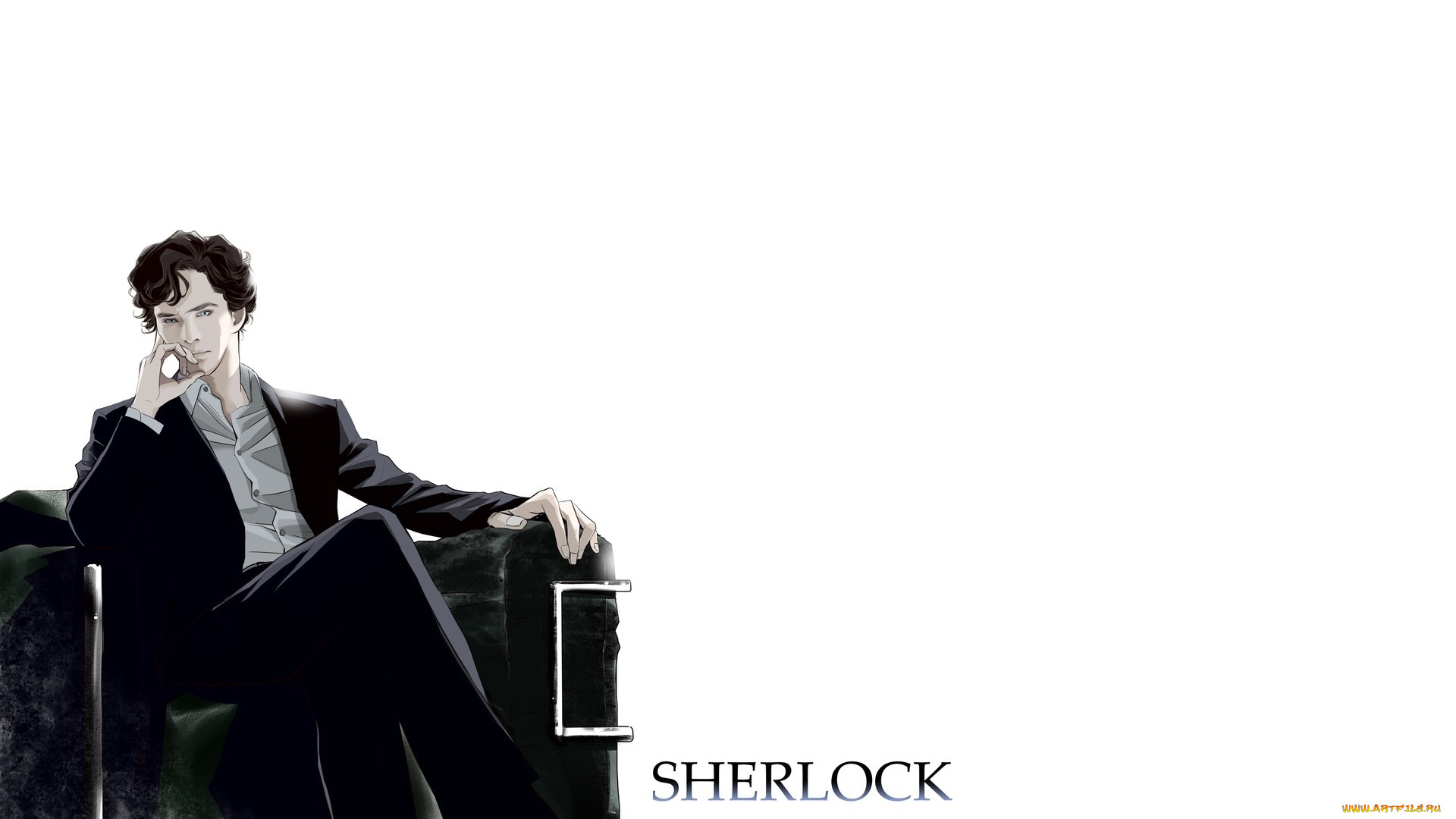 sherlock, bbc, рисованное, кино, sherlock, bbc