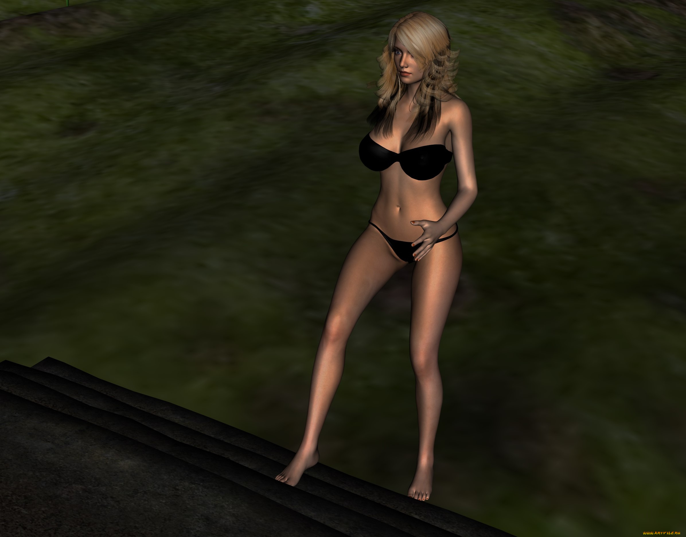 3д, графика, люди, , people, девушка, взгляд, фон