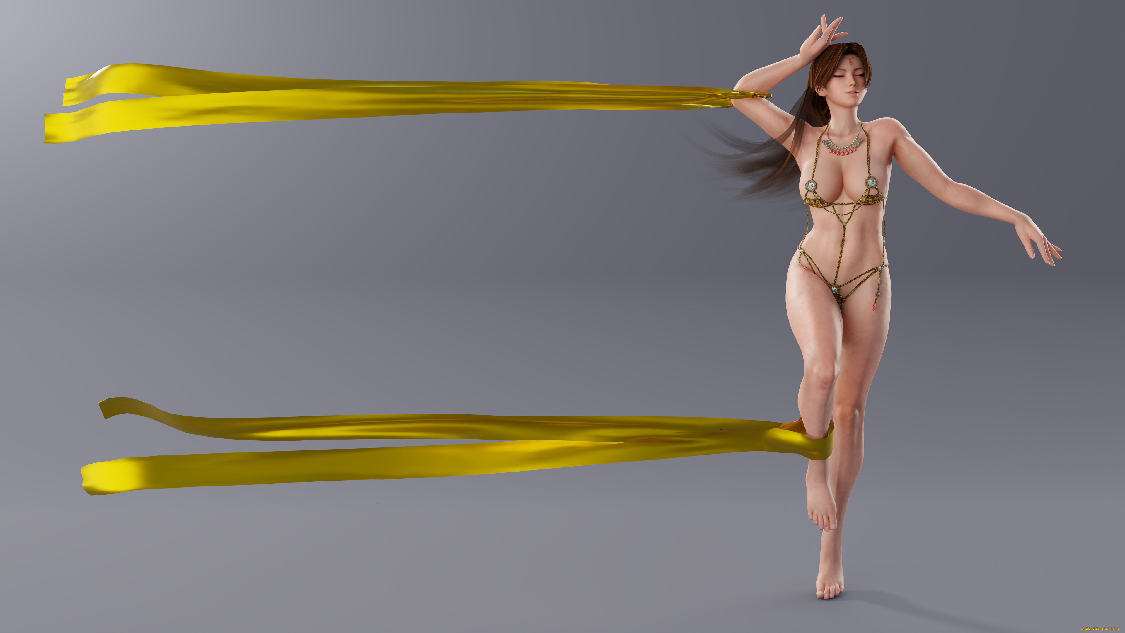 3д, графика, фантазия, , fantasy, девушка, взгляд, фон