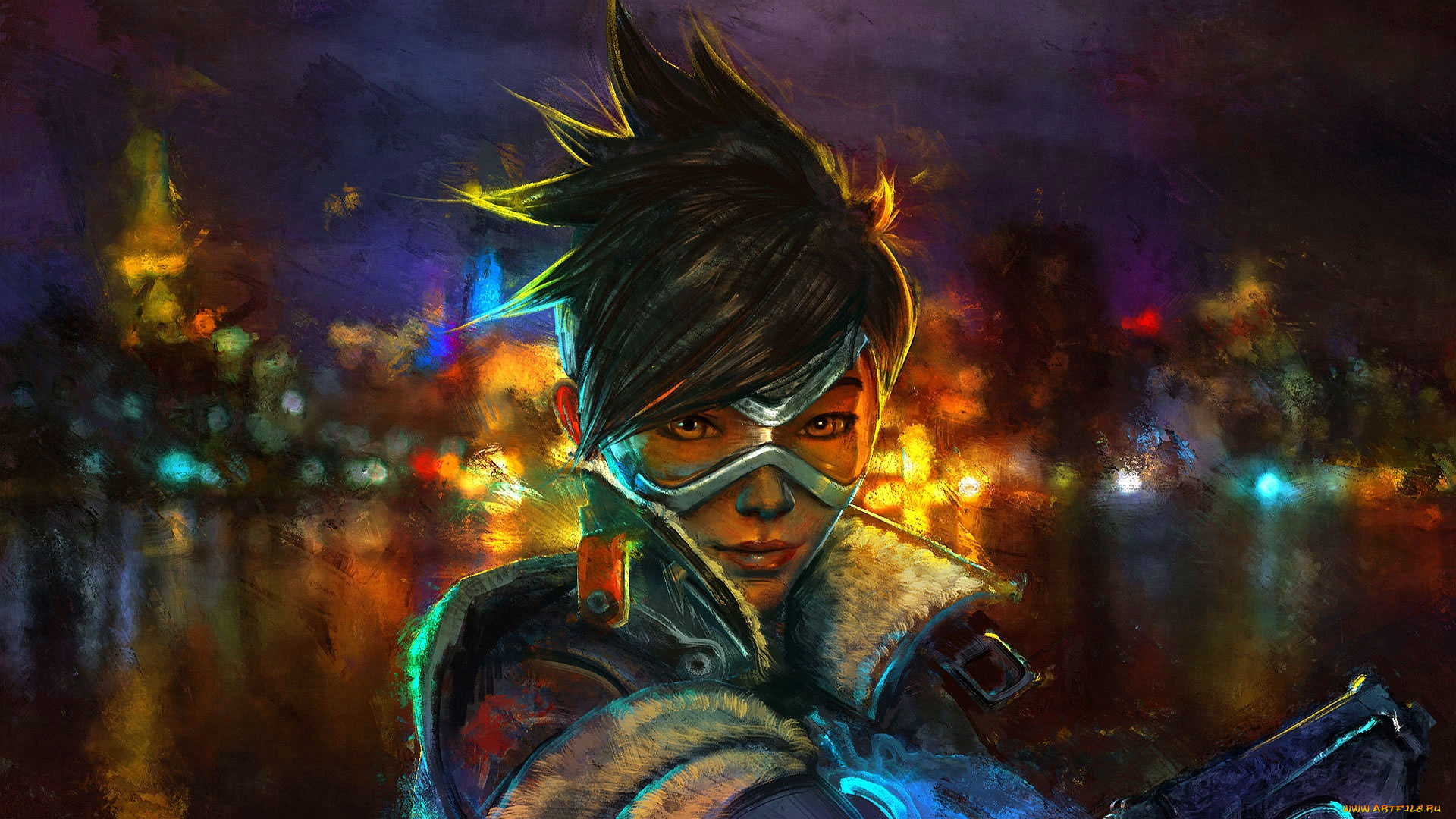 видео, игры, overwatch, tracer