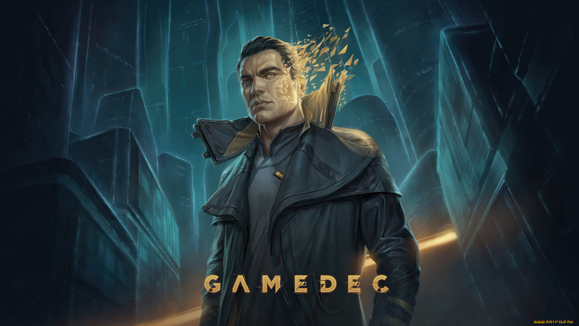 gamedec, , , 2021, , видео, игры, gamedec, anshar, studios, адаптивная, киберпанк, rpg, игровой, детектив, ролевая, игра, инди, научная, фантастика, атмосфера, изометрия, постер