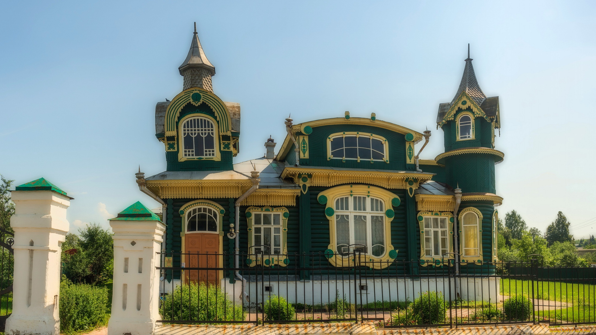 города, -, исторические, , архитектурные, памятники, гороховец, дом, судовладельца, шорина, автор, фото, брагилевский, владимир, россия, владимирская, область