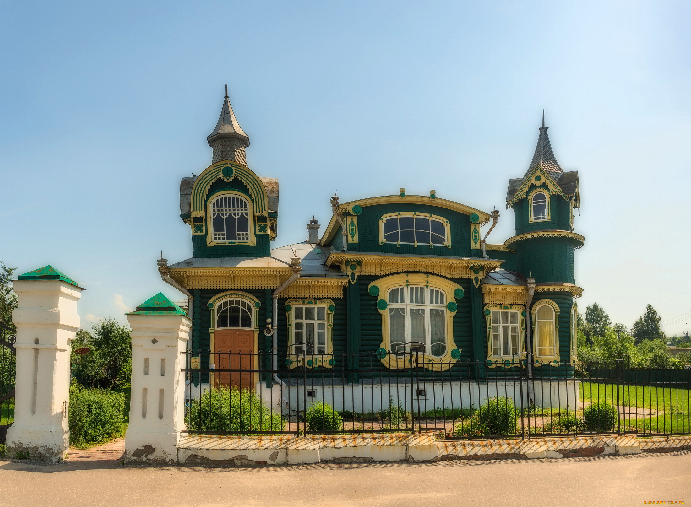 города, -, исторические, , архитектурные, памятники, гороховец, дом, судовладельца, шорина, автор, фото, брагилевский, владимир, россия, владимирская, область