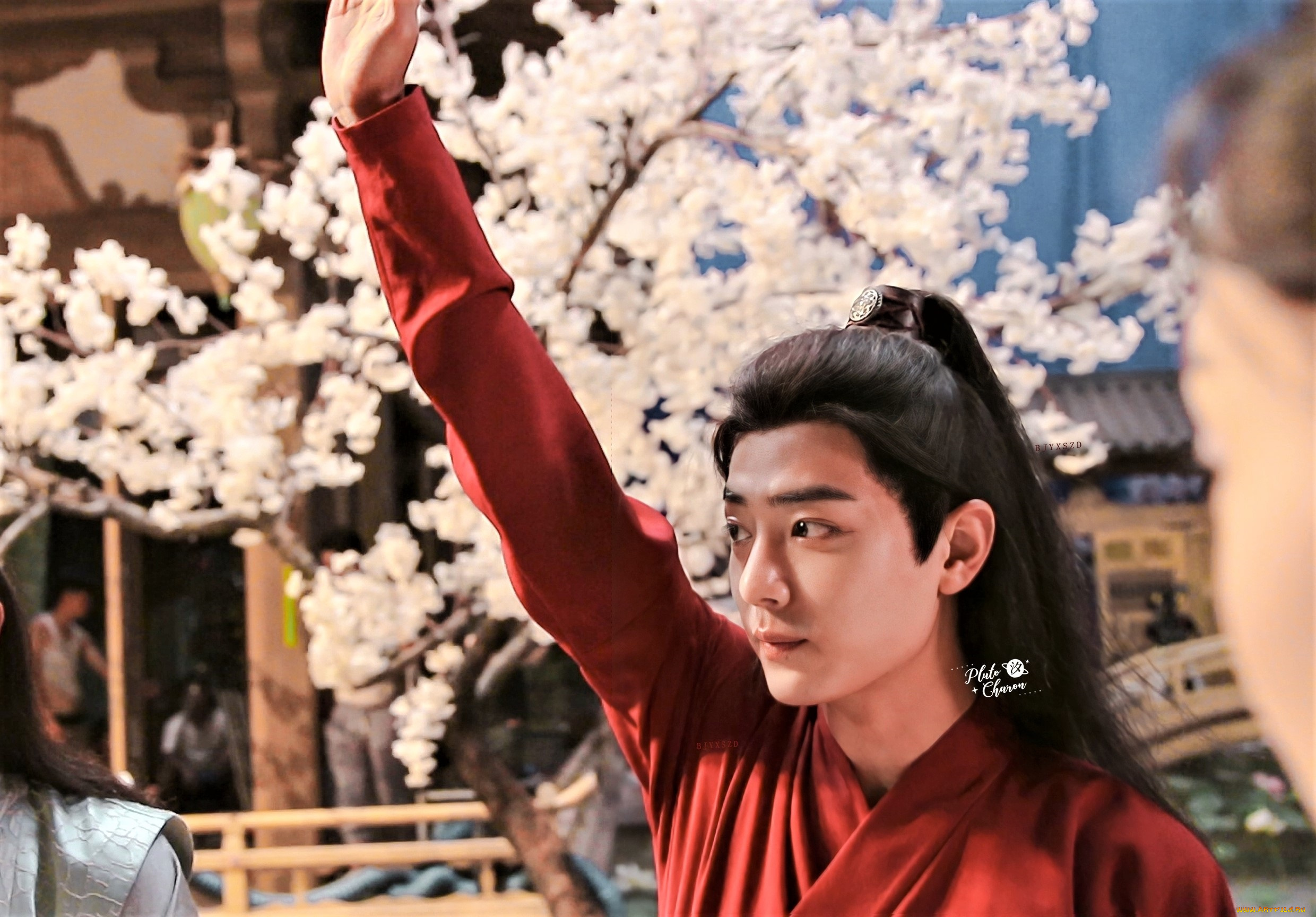 разное, знаменитости, сяо, джань, костюм, жест, съемки