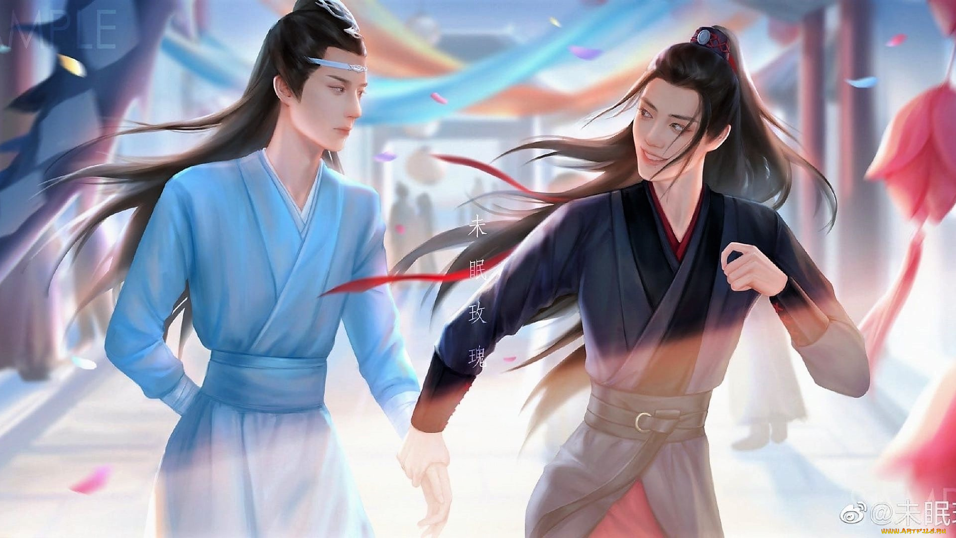 рисованное, кино, , мультфильмы, лань, ванцзи, вэй, усянь