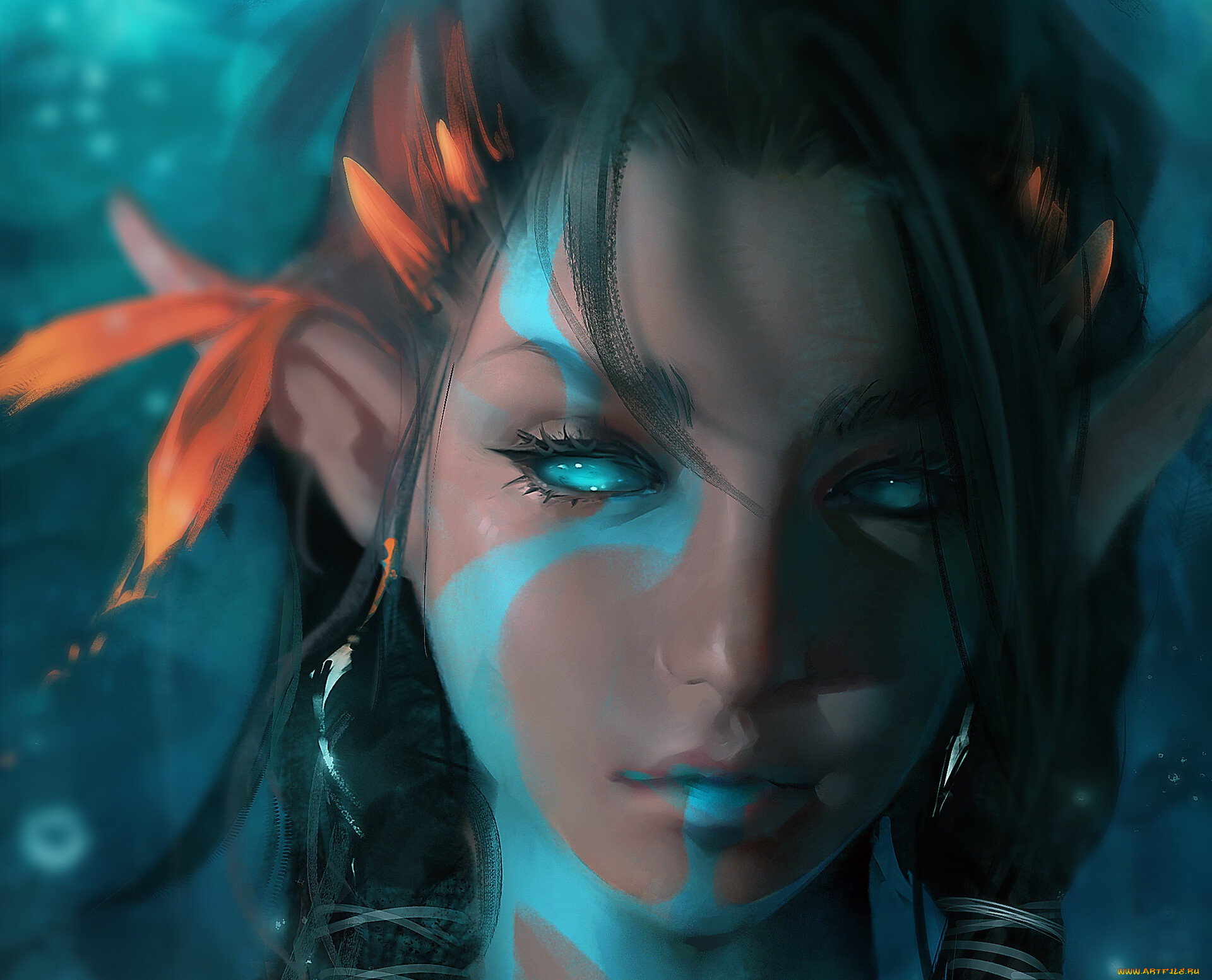 фэнтези, эльфы, девушка