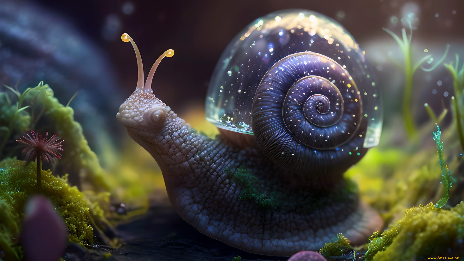 фэнтези, существа, нейросети, графика, нейроарт, ai, art, нейронные, сети, рисунки, нейро, искусство, улитка