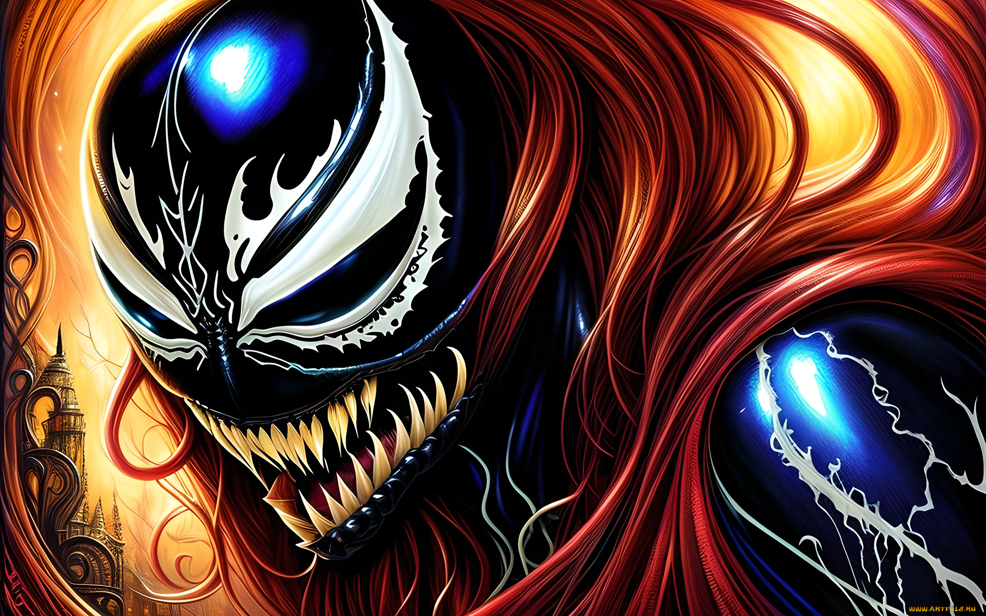 рисованное, комиксы, нейросети, графика, нейроарт, ai, art, нейронные, сети, рисунки, нейро, искусство, venom, веном