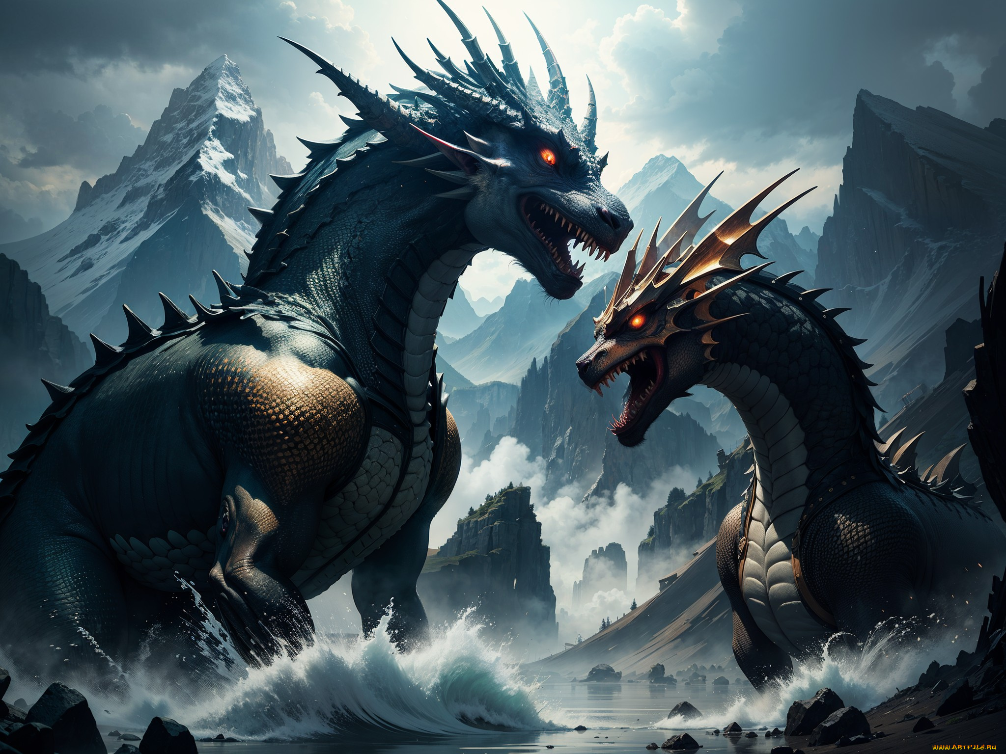 фэнтези, драконы, нейросети, графика, нейроарт, ai, art, нейронные, сети, рисунки, нейро, искусство, дракон