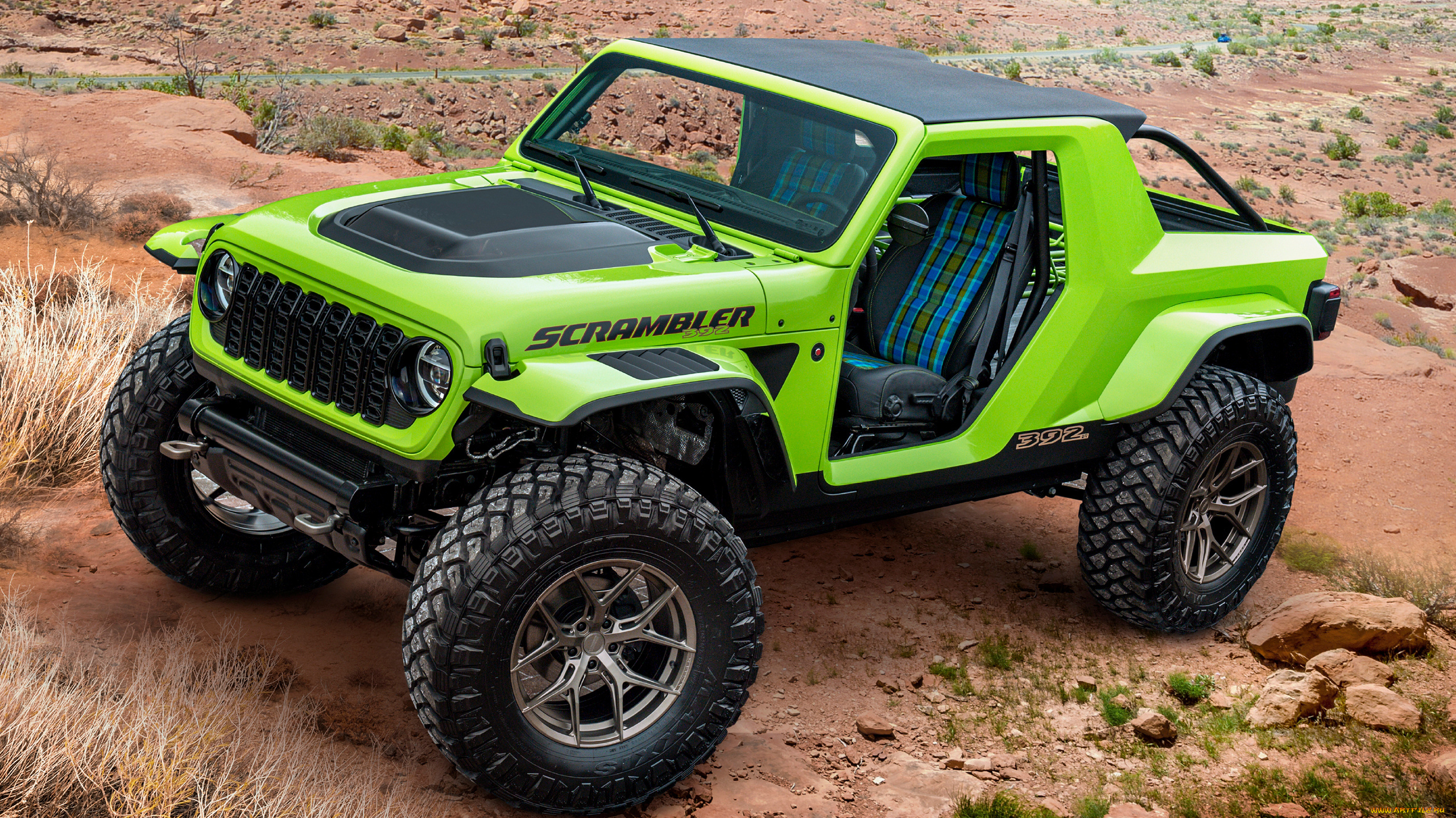 jeep, scrambler, 392, concept, 2023, автомобили, jeep, scrambler, 392, джип, природа, концепт