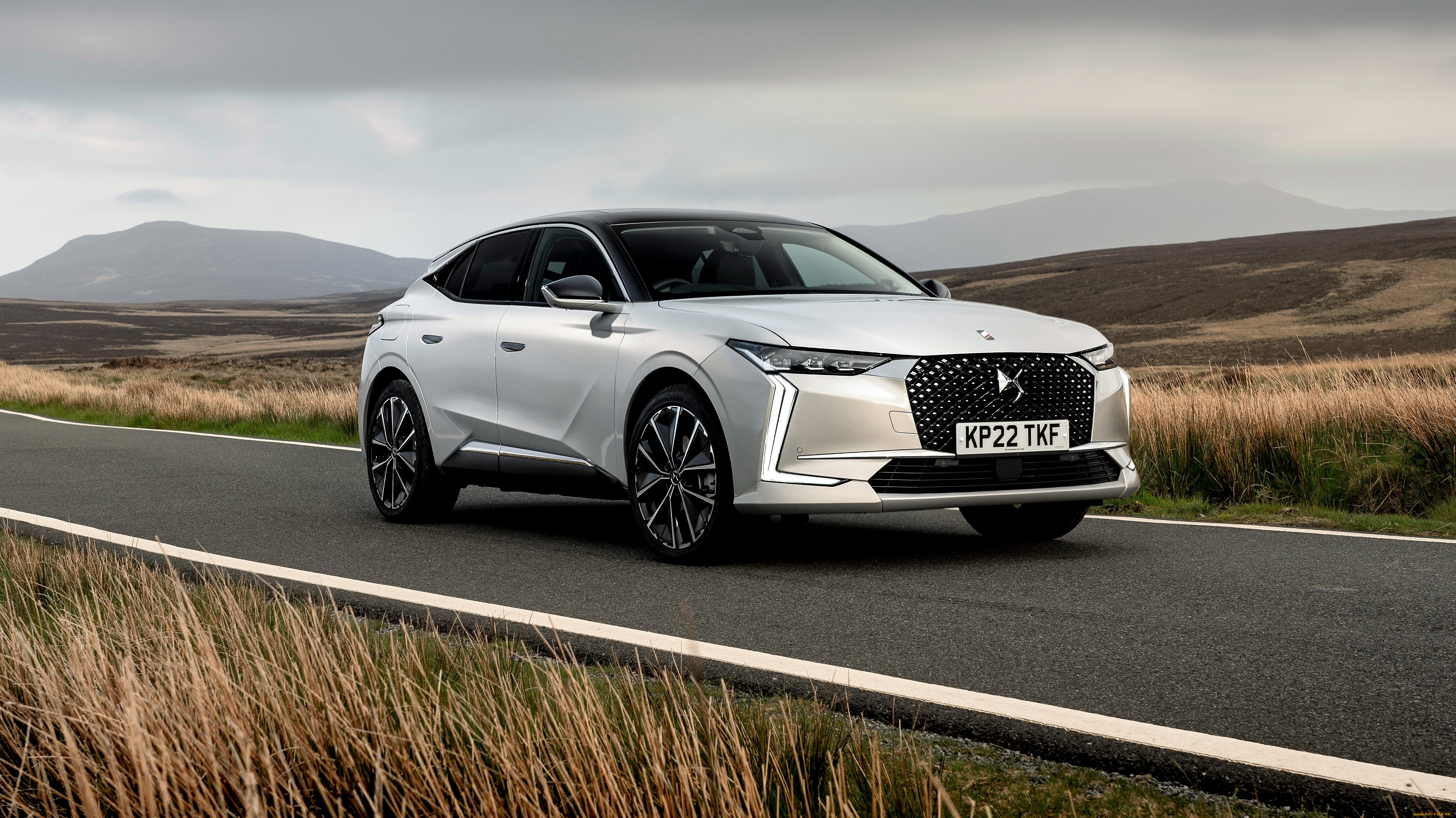 ds, 4, e-tense, rivoli, автомобили, citroen, ds, белый, дорога