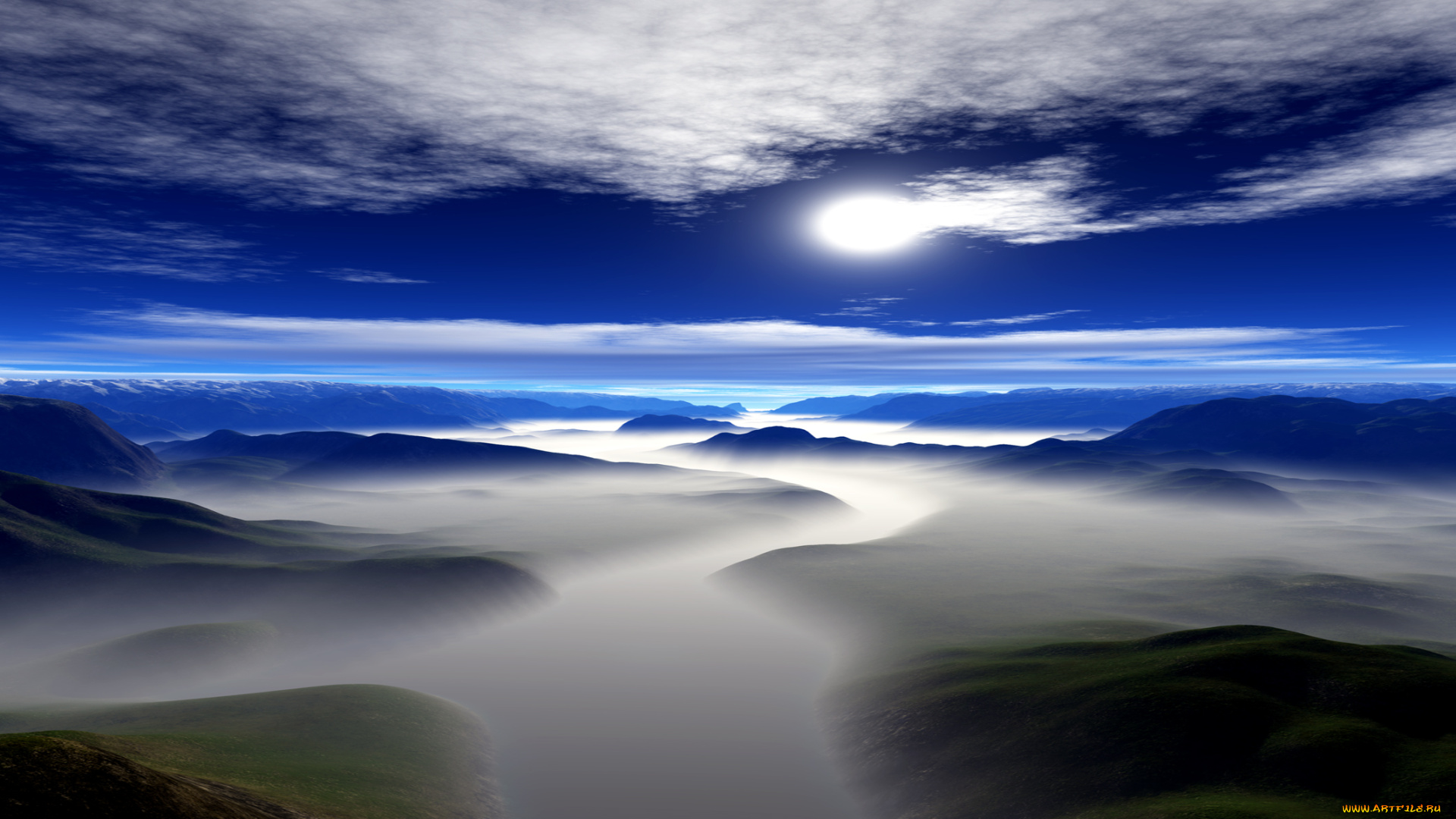 top, of, the, mornin, to, ya, 3д, графика, nature, landscape, природа