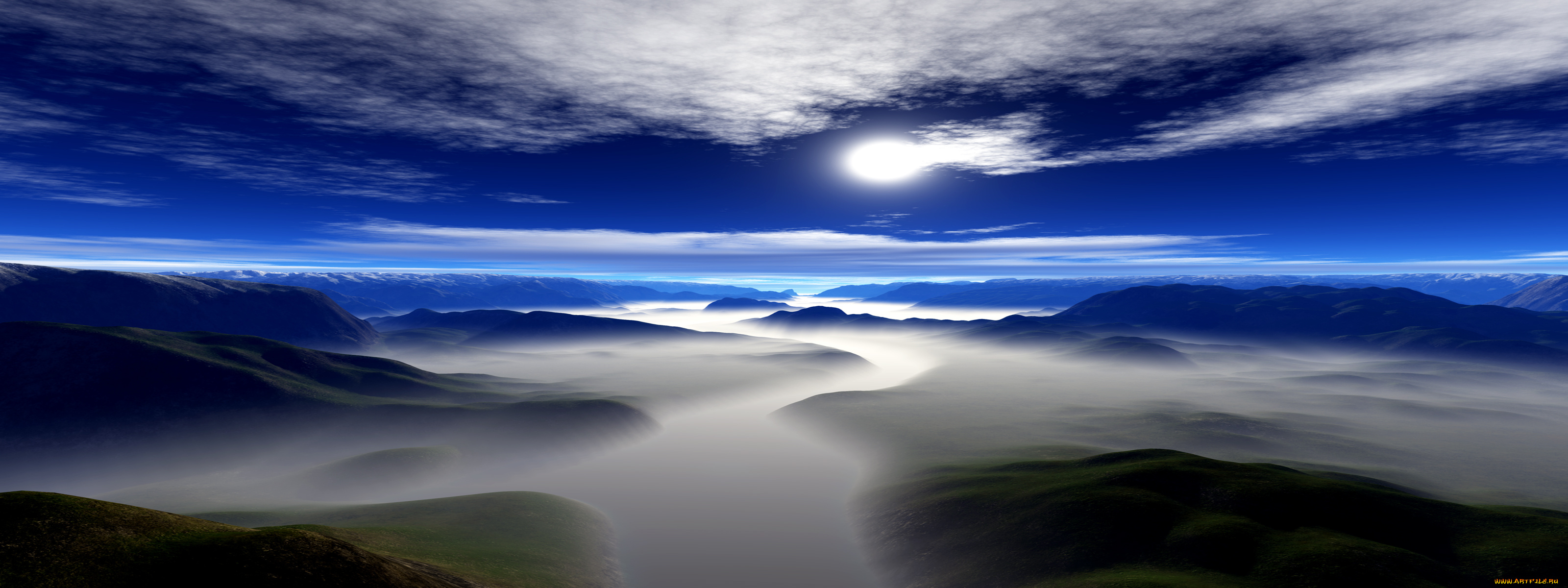 top, of, the, mornin, to, ya, 3д, графика, nature, landscape, природа