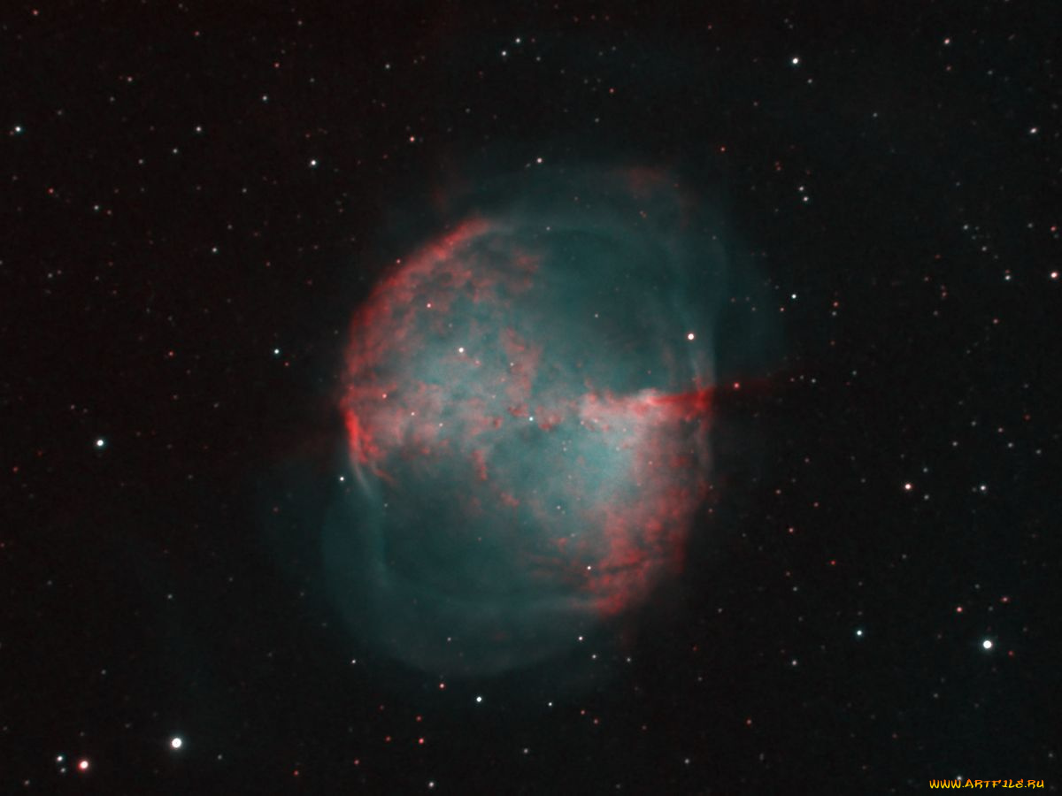 m27, космос, галактики, туманности