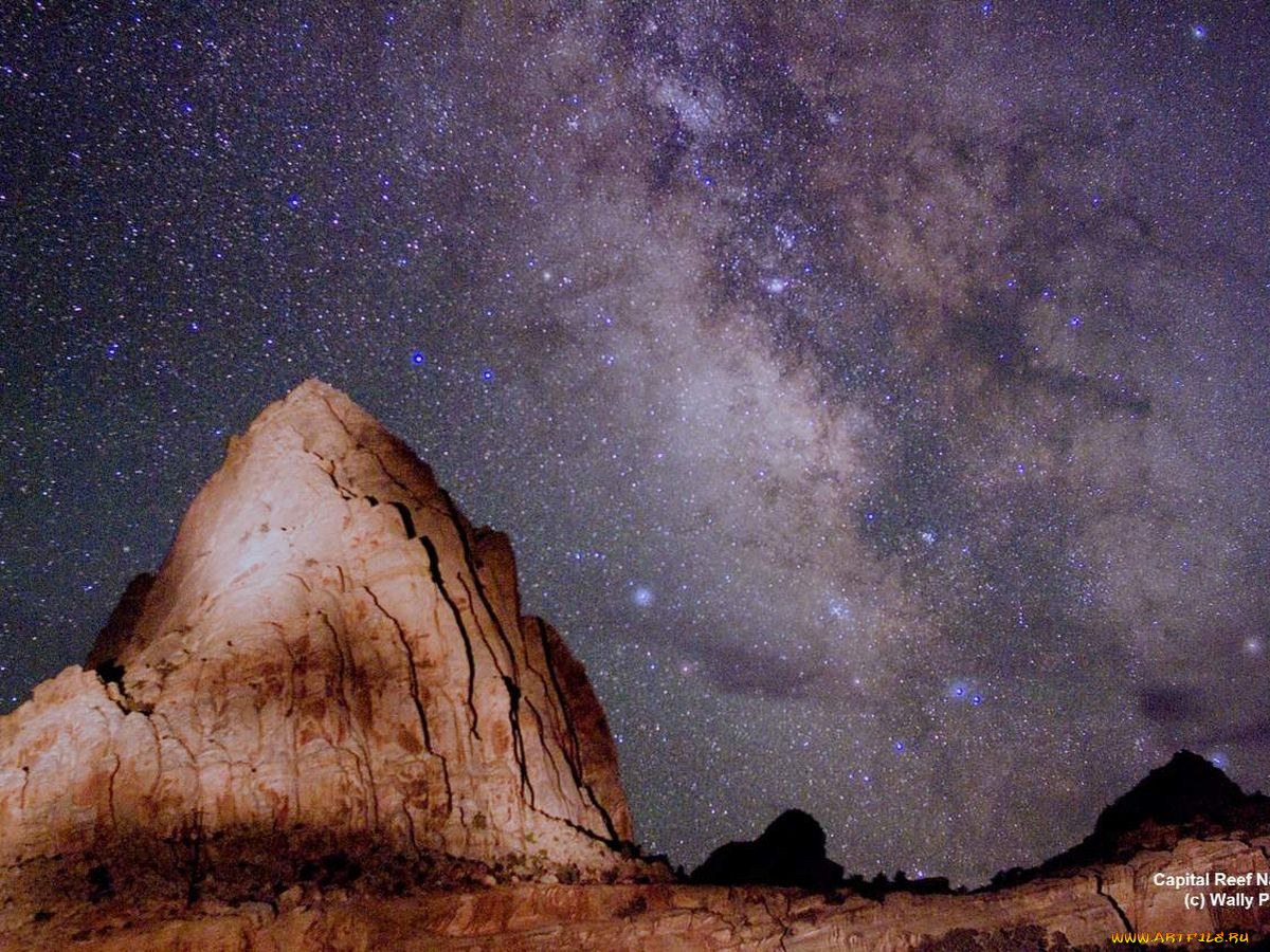 млечный, путь, космос, звезды, созвездия