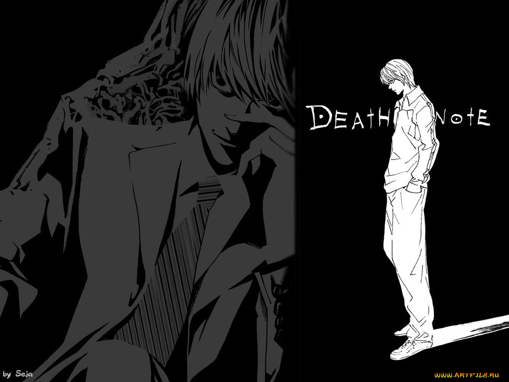 аниме, death, note