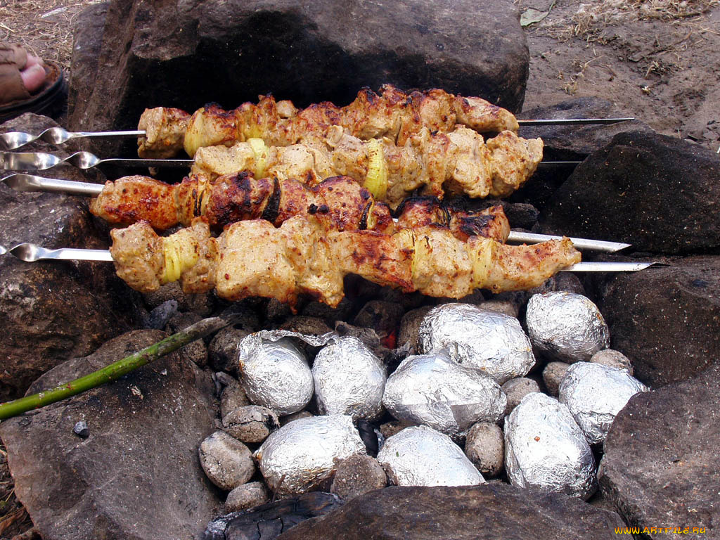еда, шашлык, барбекю