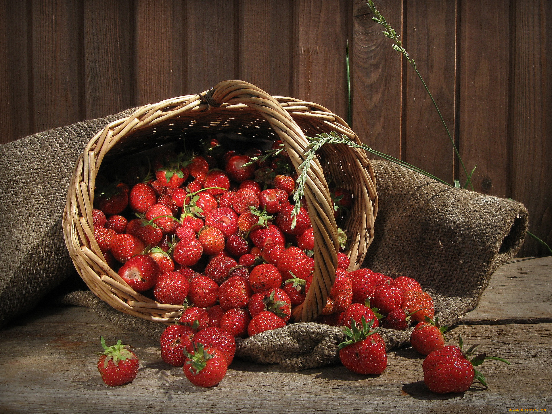 еда, клубника, земляника