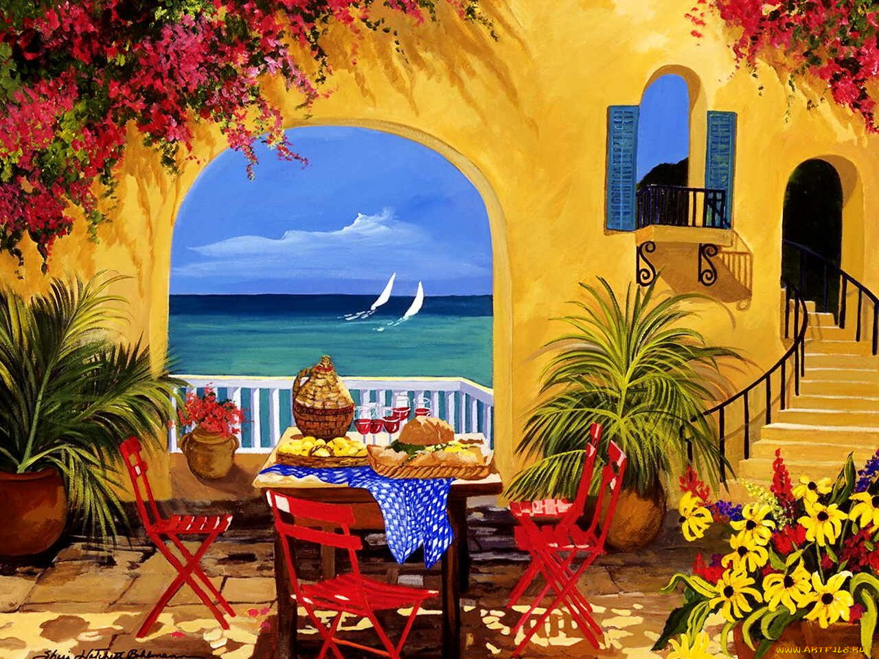 рисованные, живопись