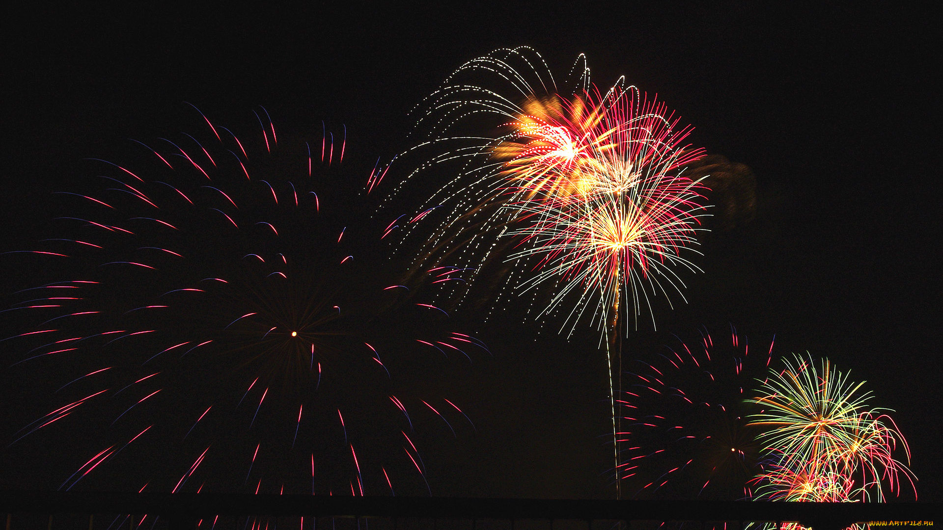 разное, салюты, фейерверки, салют