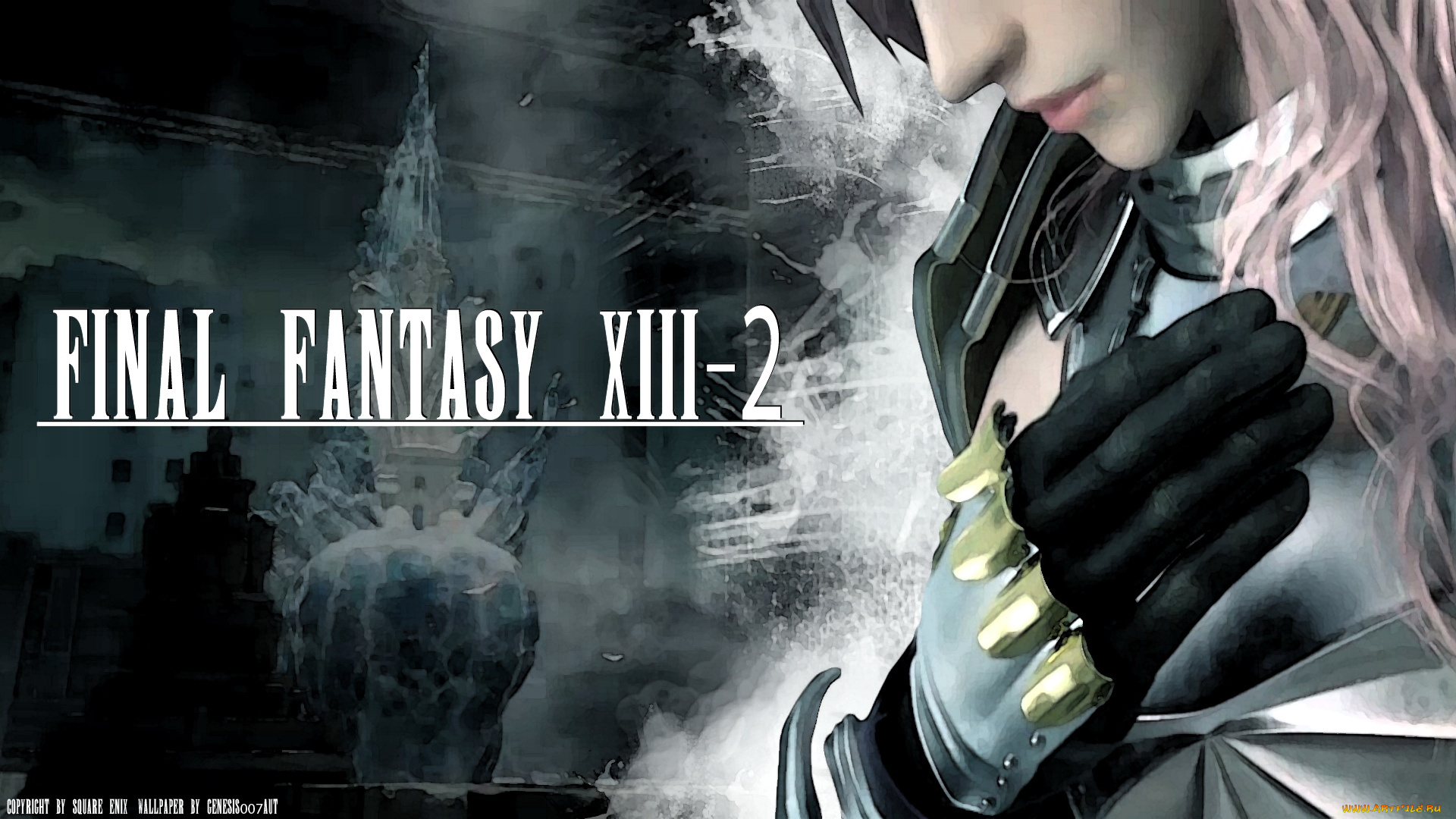 видео, игры, final, fantasy, xiii, девочка, перчатка