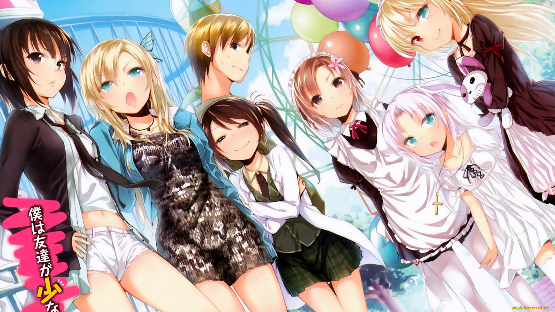 аниме, boku, wa, tomodachi, ga, sukunai