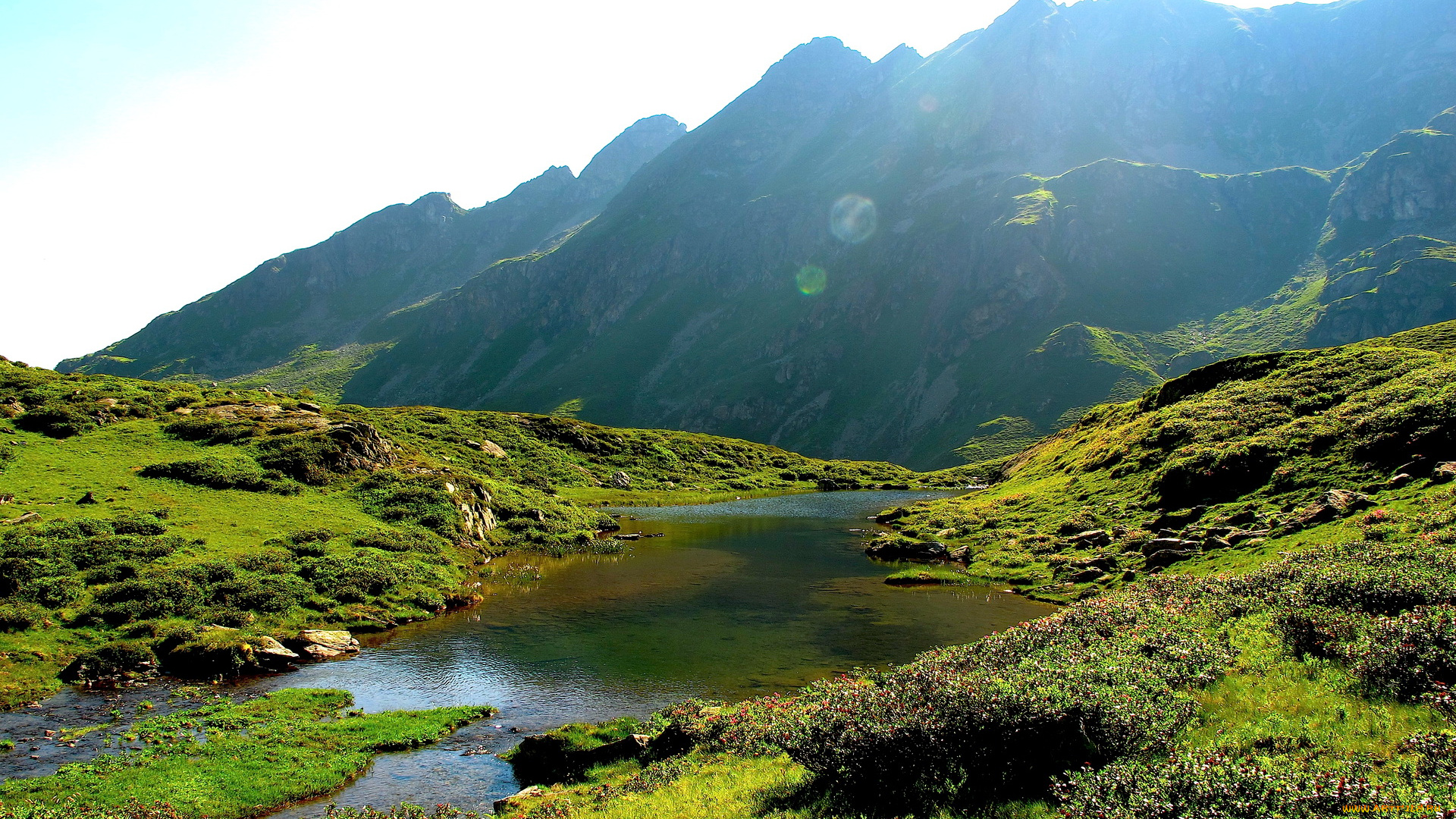 австрия, рормос, унтерталь, природа, горы