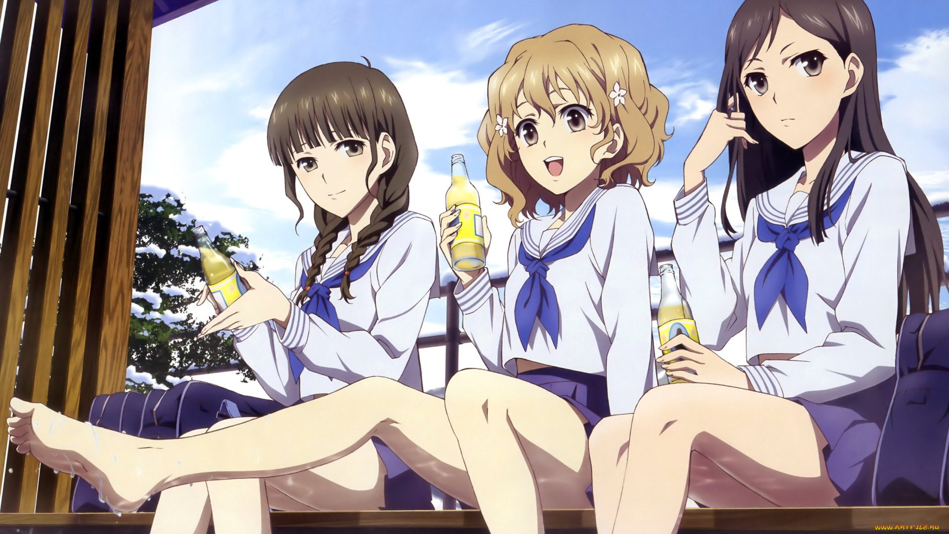hana, saku, iroha, аниме, hana-saku