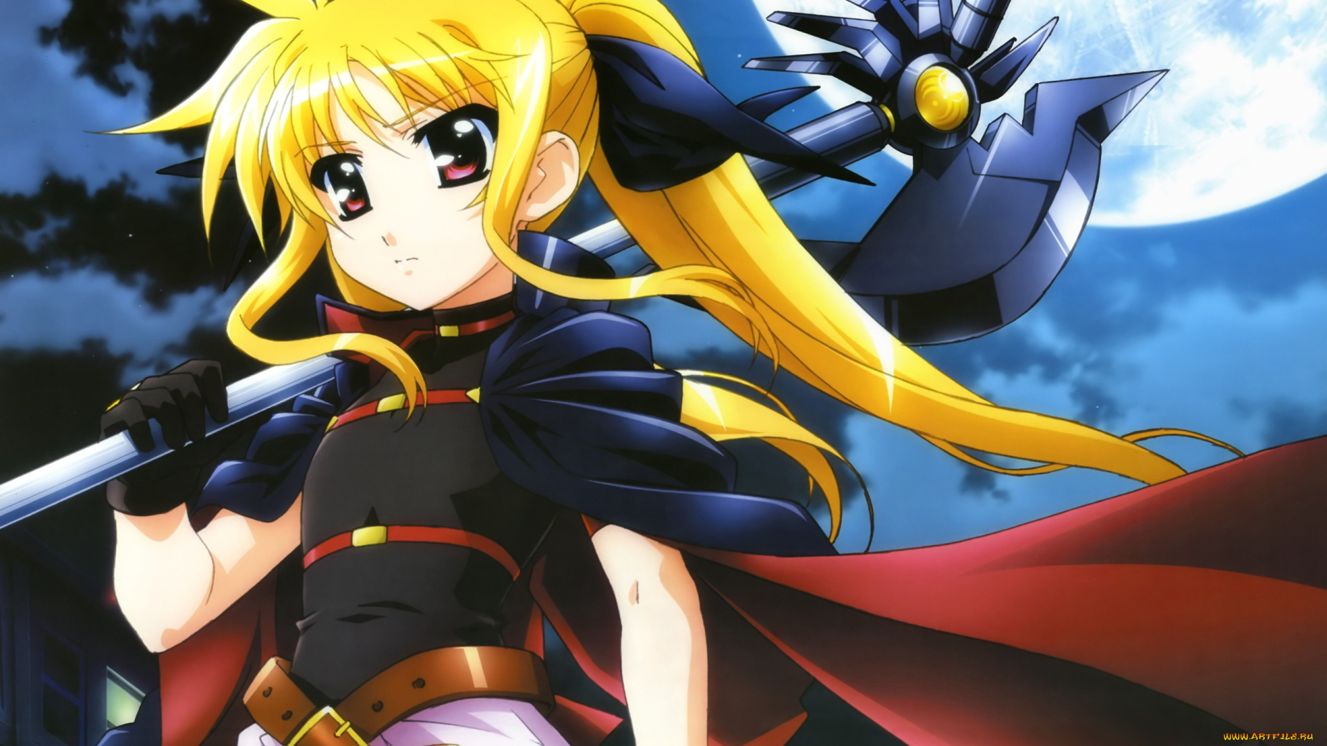 mahou, shoujo, lyrical, nanoha, аниме