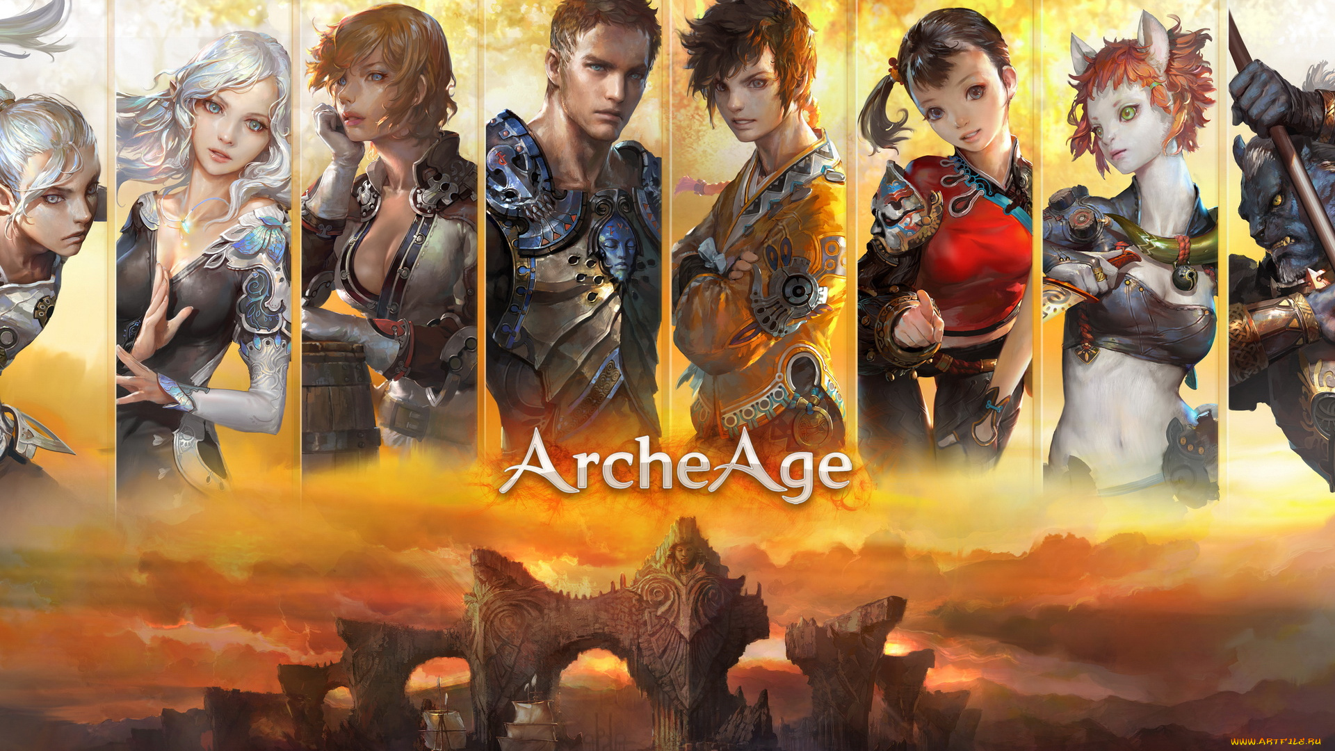 видео, игры, archeage, девушки