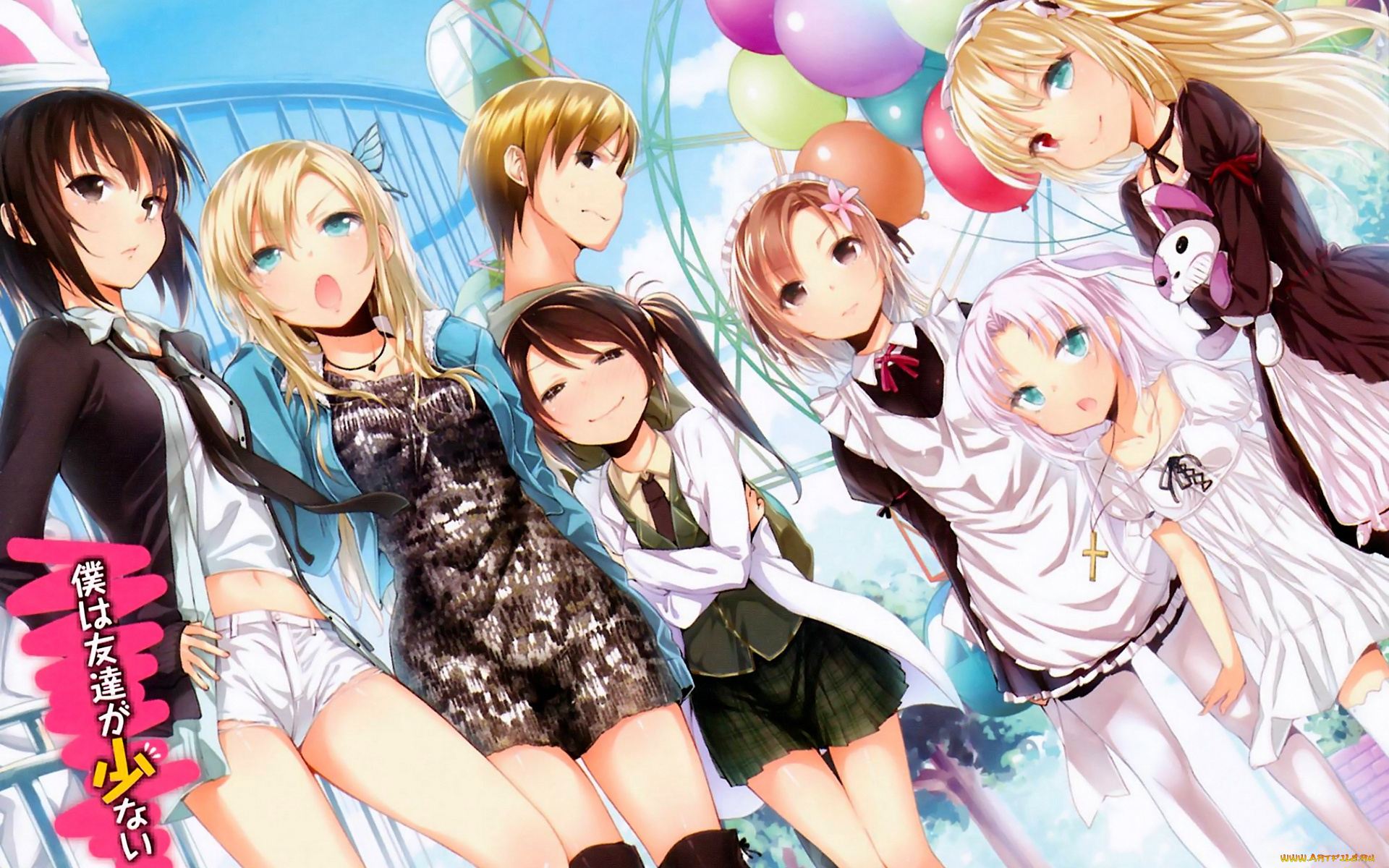 аниме, boku, wa, tomodachi, ga, sukunai