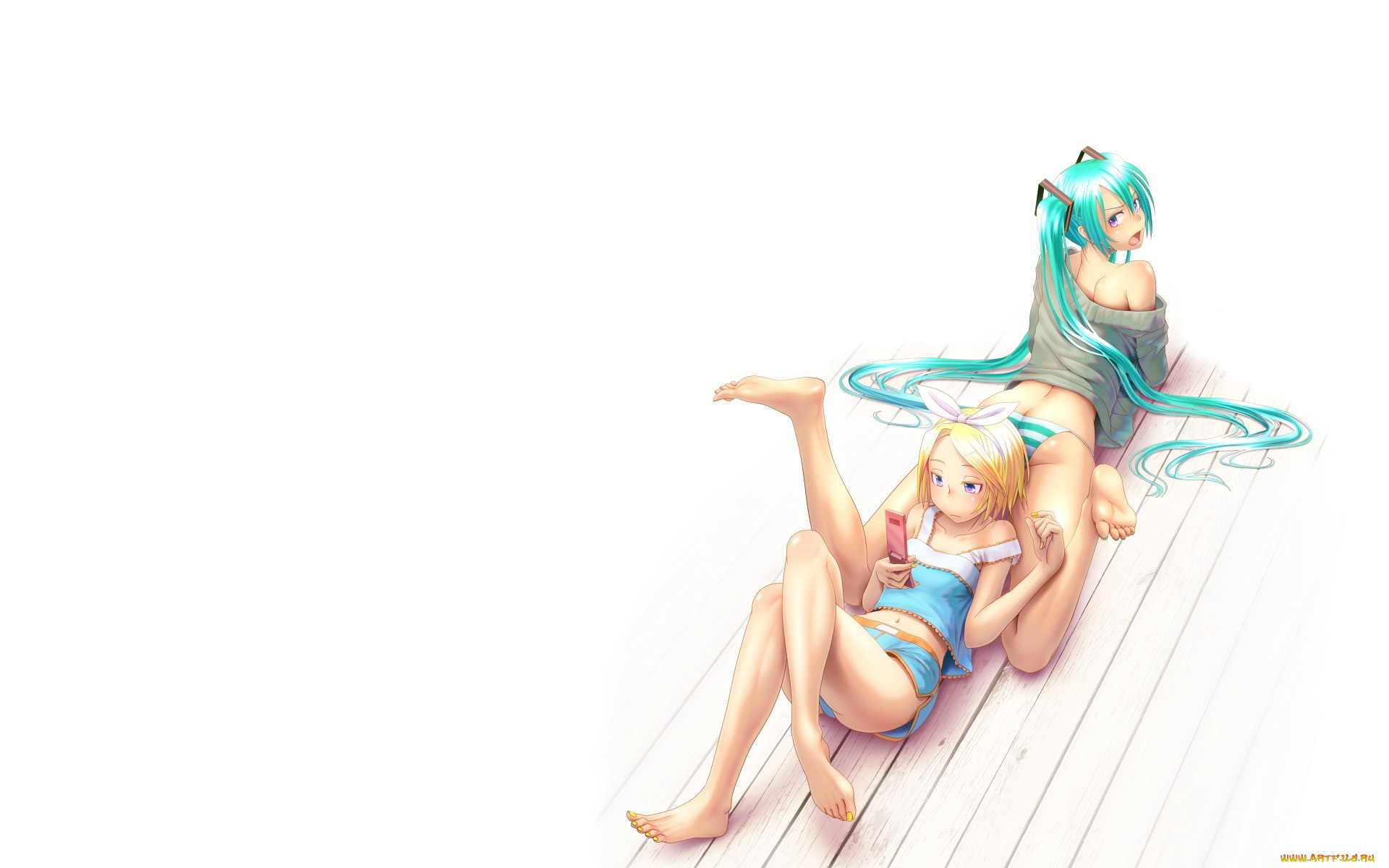 аниме, vocaloid, девушки