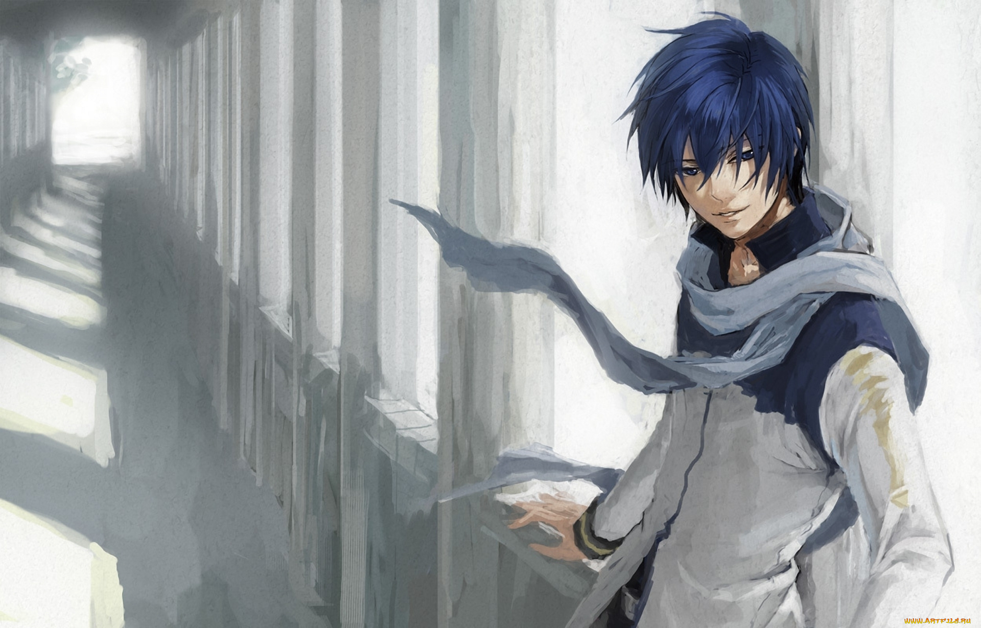 аниме, vocaloid, kaito