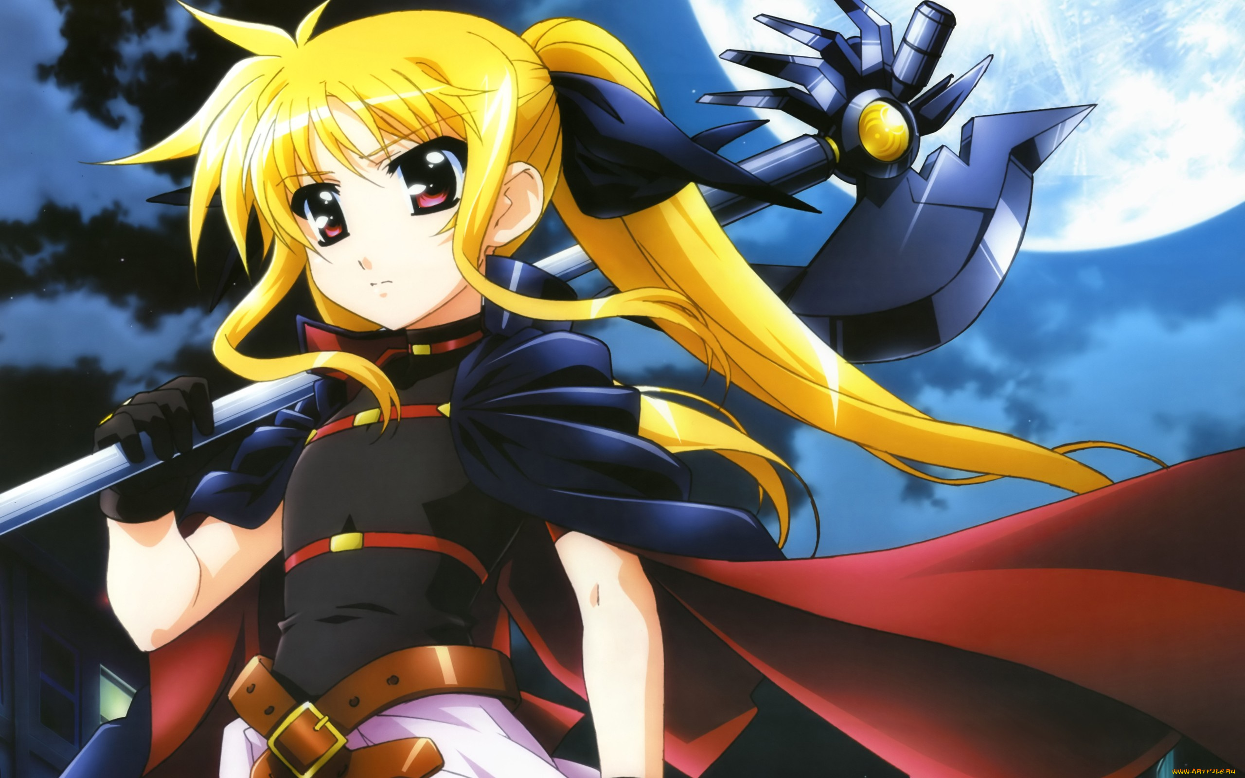 mahou, shoujo, lyrical, nanoha, аниме