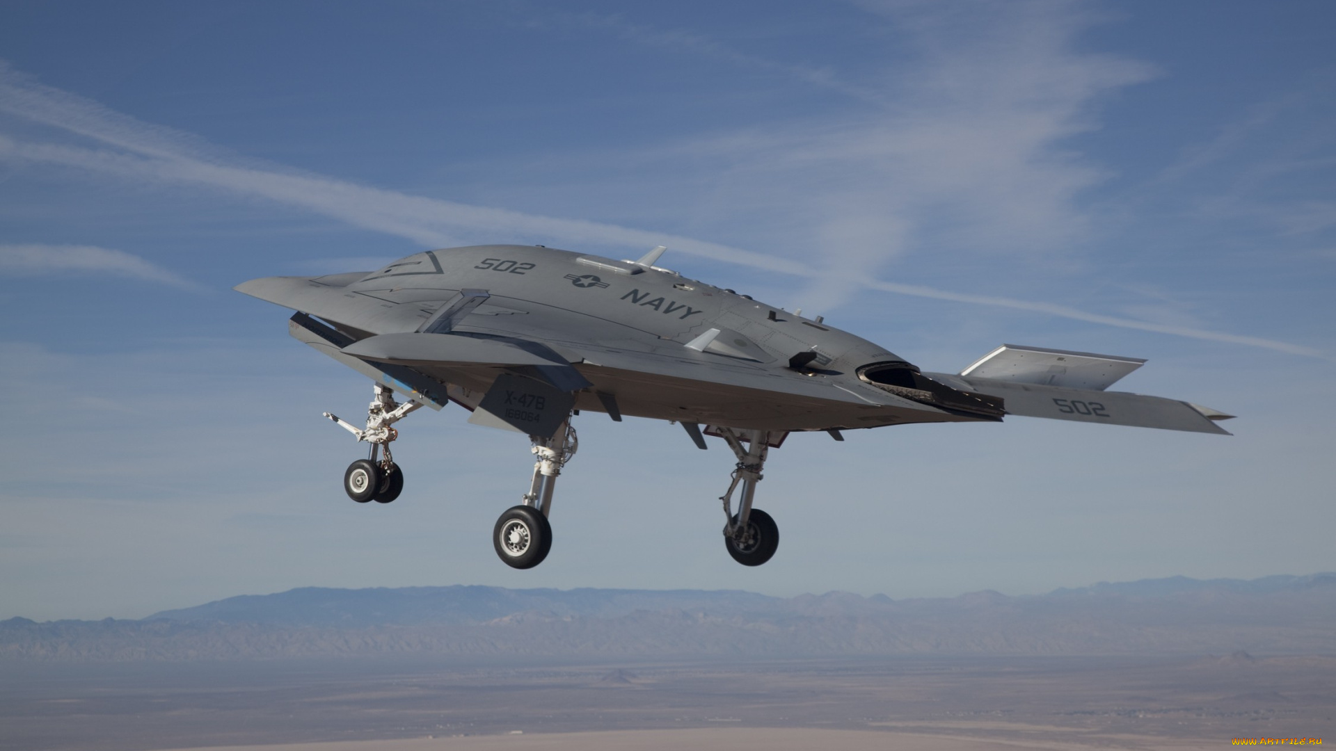 х47в, авиация, боевые, самолёты, небо, шасси, northrop, grumman, corporation, боевой, полет, летательный, аппарат, беспилотный