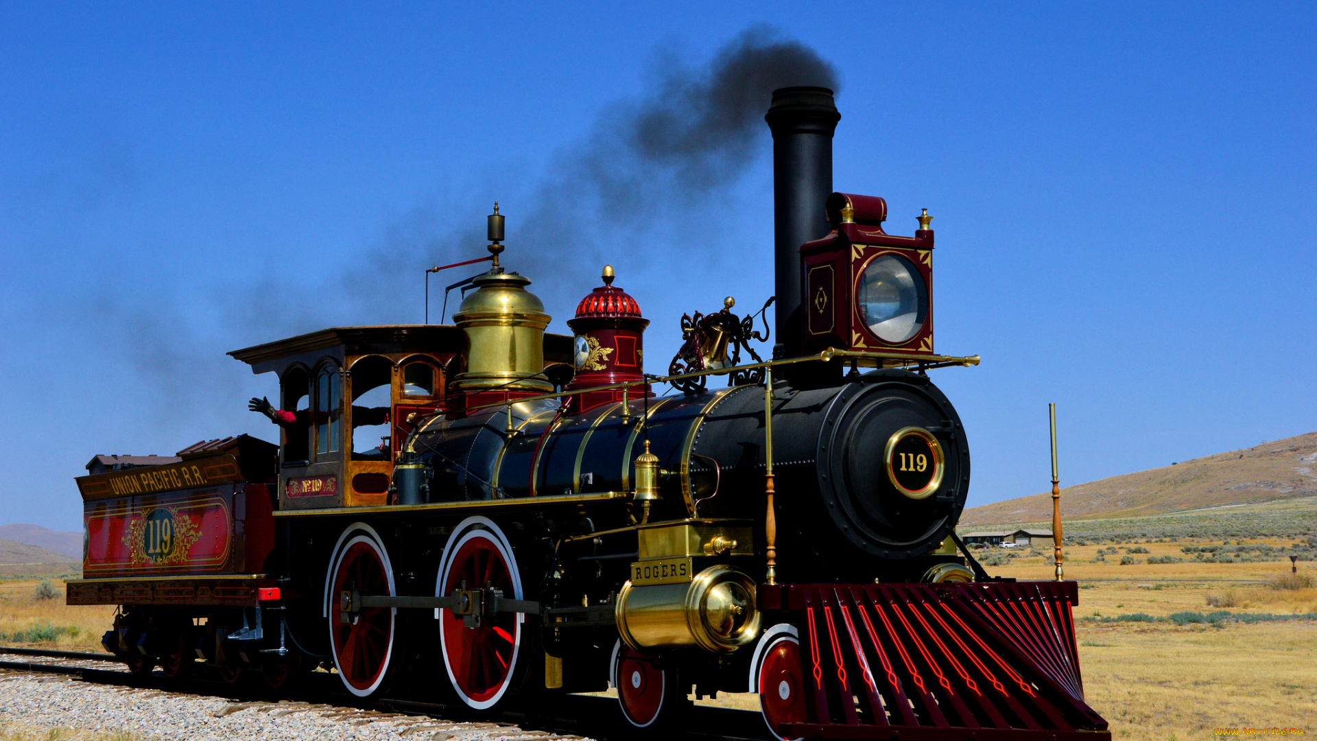 техника, паровозы, ретро