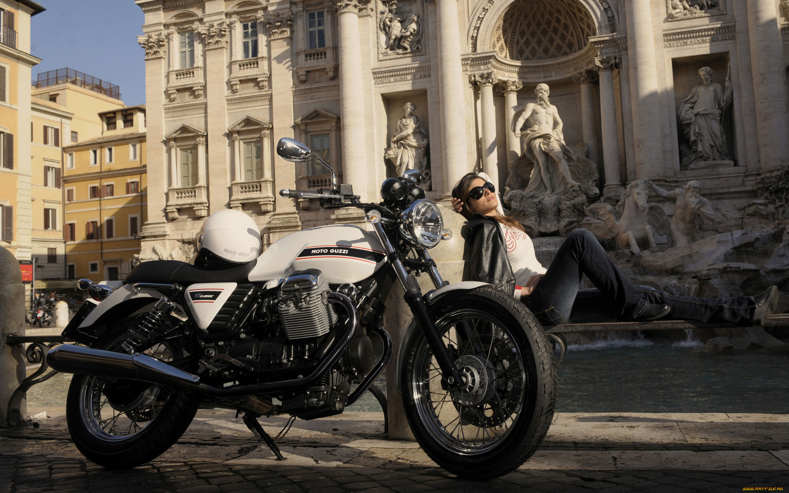мотоциклы, мото, девушкой, мотоцикл, девушка, скульптуры