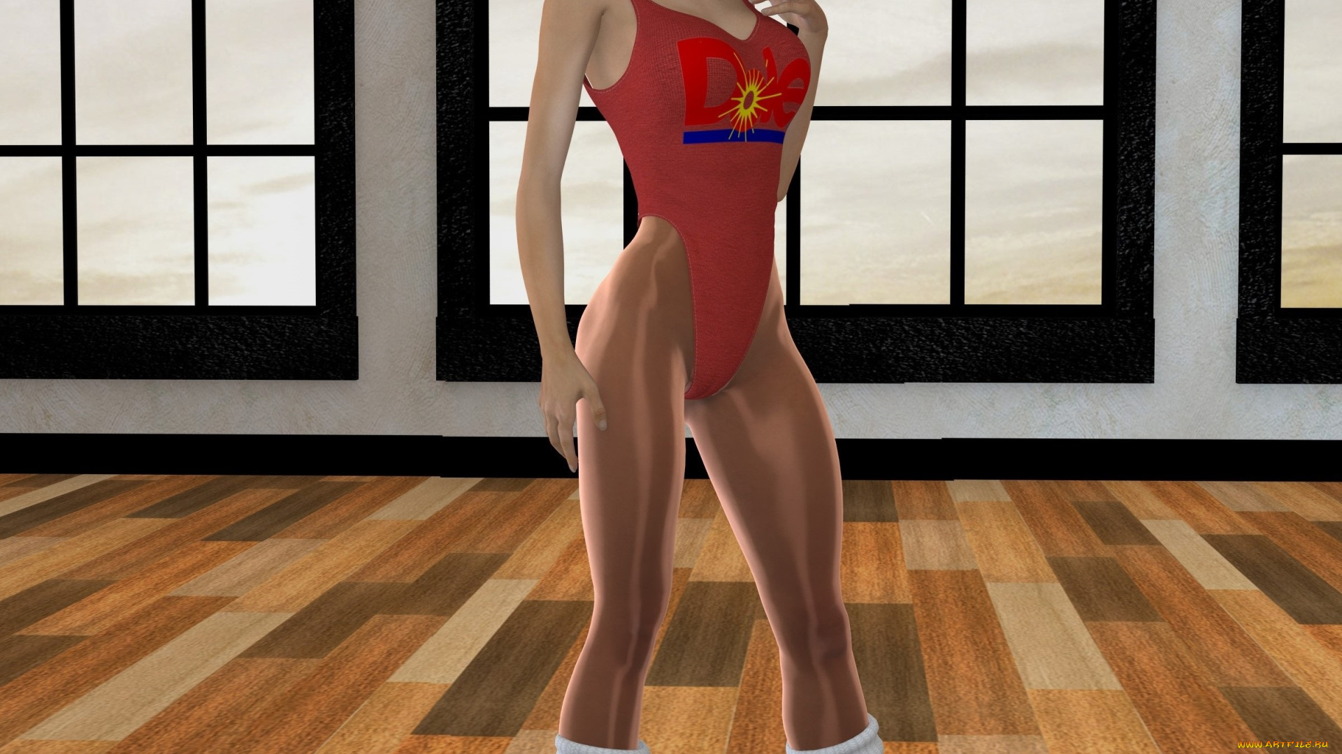 3д, графика, люди, , people, девушка, взгляд, купальник