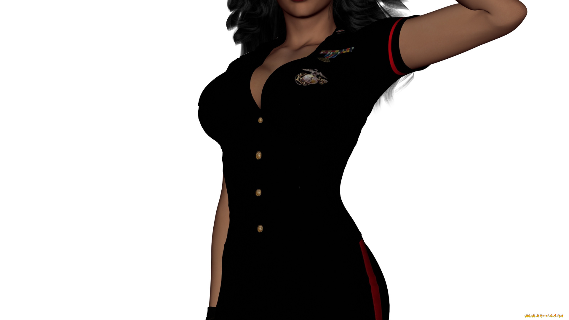 3д, графика, люди, , people, девушка, взгляд