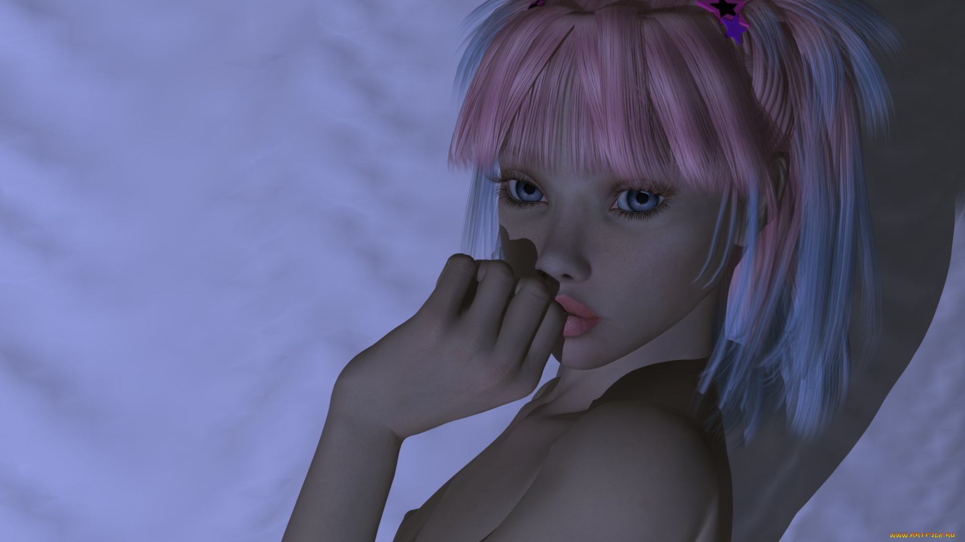 3д, графика, люди, , people, девушка, взгляд