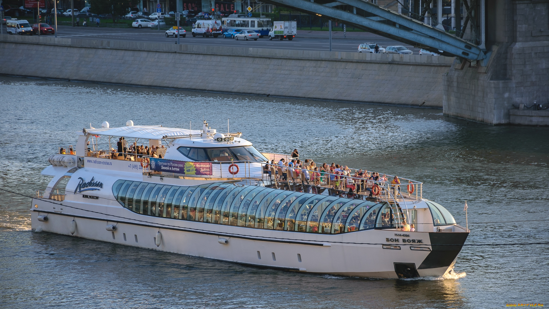 корабли, теплоходы, прогулка, река