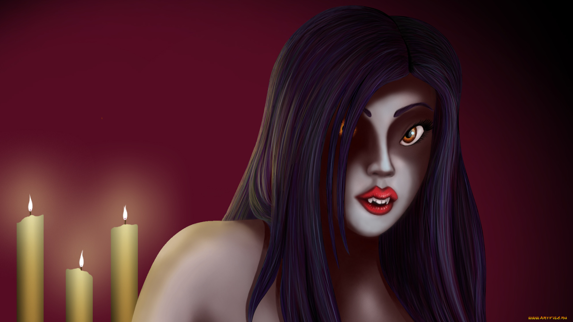 рисованные, -, другое, вампир