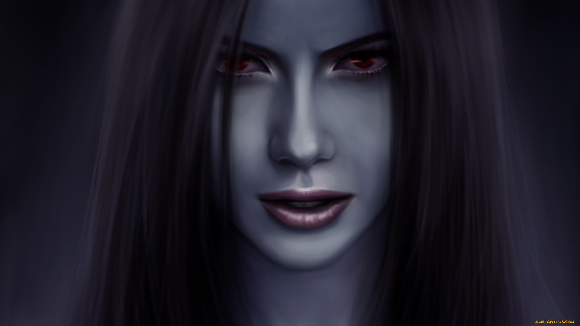 рисованные, люди, девушка