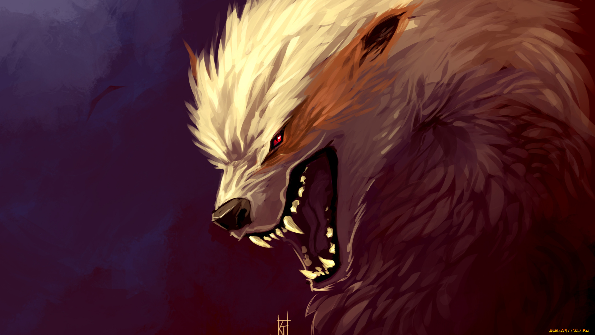 рисованные, животные, , сказочные, , мифические, пасть